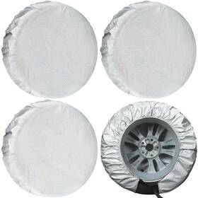 29-31.75 Season Guard 1620009 Tire Covers 4 Size 3 Fit Inch Diameters Silver