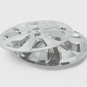 Wsk704-17c Ses Trims 17 Inch 4 Piece Chrome Snap-on Wheel Rim Skin Set For 2018-2021 Chevrolet Equinox