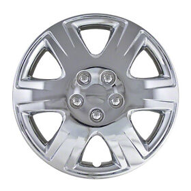 42215blk Set Of Four 15inch Black Wheel Covers For 2005-08 Toyota Corolla