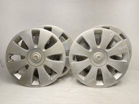 453400400 Smart 2016-2017 Fortwo 15 Inch Set Of 4 Wheel Cover Scratches Silver 62k 50856