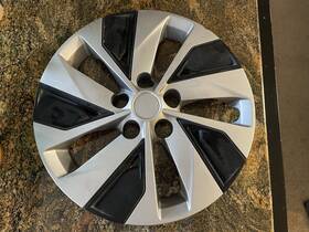 108-1 Soun Miin Toyota Chevy 17 Inch Chrome And Black 5 Spoke Wheel Cover Hubcap Wc