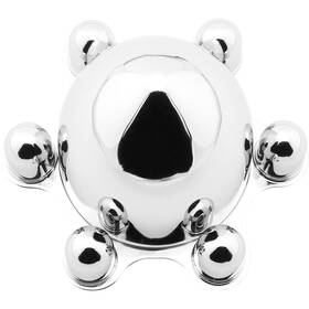 91019696 Speedway Motors Chrome 6 X 5.5 Spider Hubcap Single