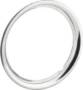 9101974 Speedway Motors Stainless Steel Trim Beauty Ring Designed To Fit 15 Inch 2 Silver