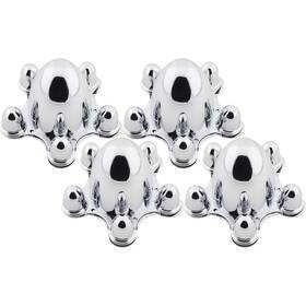 91603130 Speedway Motors Bullet-style Spider Cap Wheel Hub Cover Kit 5 On 4.75 Inch