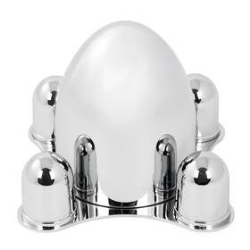 91603245 Speedway Motors Chrome Spider Caps 4 X 1/4 Inch Bolt Pattern