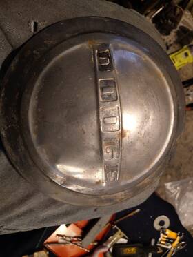 37119-0007 Spinbar Genuine Single 1940 S Dodge Pickup Truck Dog Dish Hubcap