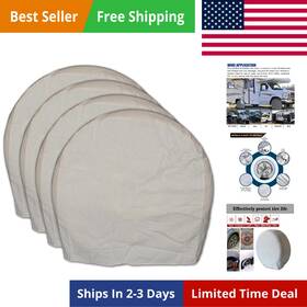 451502 Ssltdm Tire Wheel Covers Paint Masker 4 Pack 32 Inch Silver Waterproof