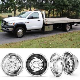 S-906r Startship 19.5 Inch Polished Stainless Steel Dually Wheel Simulator 4pcs Durable