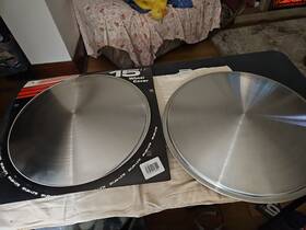 4815ssr Style Line 15 Inch Full Moon Hot Rod Racing Disc Hub Caps Solid Wheel Covers Rims Set Of 2