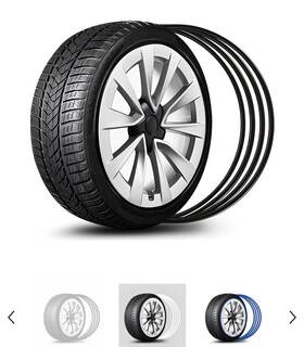 Ctc202617805978 T-launch Aluminum Alloy Wheel Rim Protectors For All Tesla Models 3/y/s/x 4 Pcs