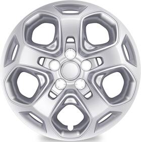 109-ca Tangmige 4-pack Hubcaps For Ford Fusion 2010-2012 17 Inch Silver Wheel Covers