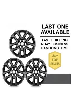 T-118-bl Tangmige 18 Inch Wheel Skins For 2018-2023 Chevrolet Traverse Covers Black 4 Pcs