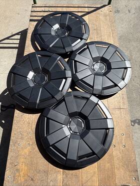 1250231-00-c Tesla 1250271-00-c Set Of Cybertruck 2024 20 Inch Core Wheel Cover New Oem
