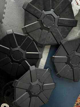 Tesla 266897078619 4 Cybertruck Oem Aero Wheel Covers Set Of Take Offs Foundation Series