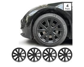 Tesla 797417172894 Model 3 18 Inch Uberturbine Wheel Covers Hubcaps Black 2021-2023