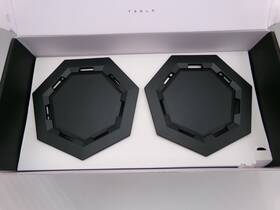 Tesla Pm 1250238-00-a Wheel Center Caps Model 3 Y S X Rim Hub Cap Cover Set New