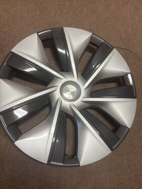 Tlk0022 Tesla Oem For 2017-2021 Model 3/ 2020-2024 Y Gemini Wheel Cover Hubcap 19 Inch