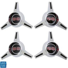 Wt4861p The Parts Place Inc. 1965-66 Impala Ss Wheel Cover Spinners Emblem Assembly Set - New