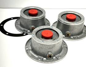 Tr3434009 Torque Trailer Hub Cap For Steer Axle With Side Fill Plug Replaces Stemco 343-4009