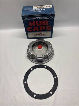 Tr3434249 Torque Aluminum Steer Hub Cap For Trailer Axle With Oil Port Replaces Stemco 343-4249