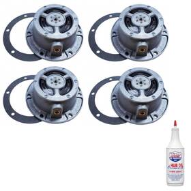 Tr3434370 Torque Set Of 4 Aluminum Hub Cap Replaces Stemco 340-4370 Meritor 31427-00
