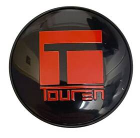 C103279br01 Touren Tr79 Gloss Black With Red Tinted Face Center Cap -