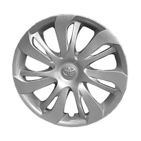 570-61187 Toyota 196743145983 Oe 15 Inch Silver Wheel Cover Fits2019-2020 Yaris Sedan
