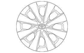 42602-02490 Toyota Genuine Wheel Cover