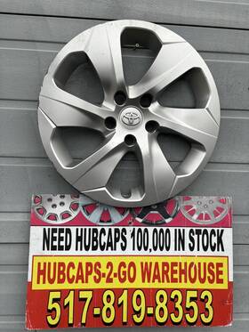 42602-0r040 Toyota 42602-0ro40 61186 2019-2023 Rav4 17 Inch 6 Spoke 1 Hubcap Wheel Cover Oem Used P/n