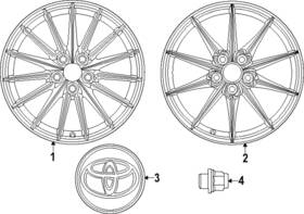 42603-48150 Toyota Genuine Center Cap