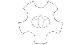 42603-ac051 Toyota Genuine Wheel Cap