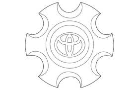 4260b-04070 Toyota Genuine Wheel Cap