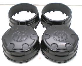 42603-35610 Toyota Factory Oem 69504 Set Tacoma 4runner Fj Cruiser Gloss Black Center Caps P/n