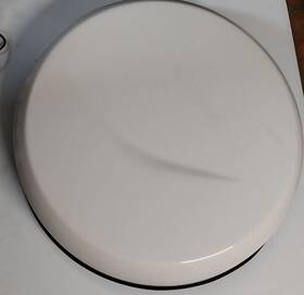 Toyota Rav 4 570.to1199 2006-2012 Rav4 Oem White Rear Spare Tire Hard Shell Case Cover