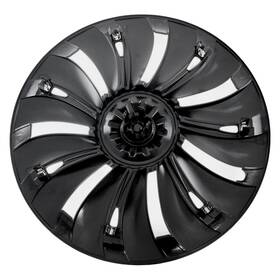 Wc116-19blk Trim Illusion 19 Inch Gloss Black Wheel Cover Set