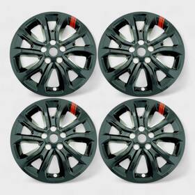 Wsk704-17rl Trim Illusion 17 Inch Oe Wheel Skin Covers Black/red 18-21 Equinox Lt