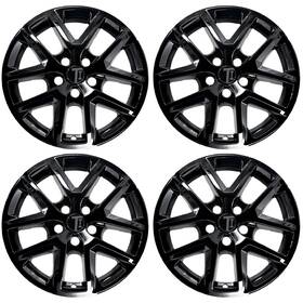 Wsk720-17blk Trim Illusion 4pc 17 Inch Gloss Black Snap-on Wheel Skins Covers For 22-24 Chevy Equinox