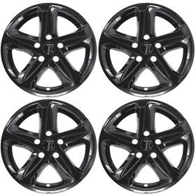 Trim Illusion Wsk758-16blk Chrome Delete Gloss Black Patented 16 Inch Wheel Skins For 19-25 Chevrolet Malibu
