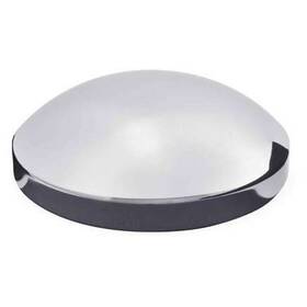 Trux 848379008100 Thub-834 Wheel Accessories Hub Cap Rear Chrome Metal 8.5 Inch Diameter And 3/