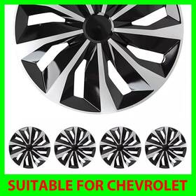 9071478 Tsuinz 16 Inch Set Of 4 Snap On Full Hub Caps Wheel Covers Tire And Steel Rim For Chevrolet