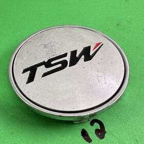 C-301-1 Tsw Wheel Center Hub Cap Machined And Chrome 2.5 Inch Snap In