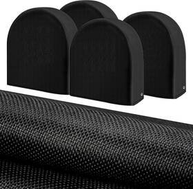 Sg-00002 Tuszom Waterproof Anti-uv Tire Protectors 4 Pack - 26 29 Inch Black