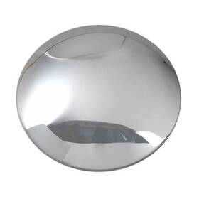 U.s. Wheel C52 4 Hub Cover Snap-on Smoothy Chrome Steel Set Of