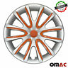 U001795 Omac Inch Hubcaps Wheel Rim Cover Gray With 8698797894531