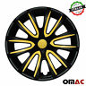 U003093 Omac Inch Hubcaps Wheel Rim Cover Matt Black 8698797881555