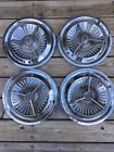 Ud-3 Ascot Dodge Polara Hubcaps Spinners Flippers Rat Rod Hot Bullets