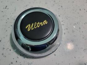 89-8019 Ultra Wheels Center Cap 1 Chrome #89-8019 Pound In 4 Inch Diameter From 1990s