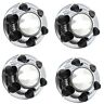 Unbranded Lug Chrome Wheel Skins Hub Caps Rim Center Covers