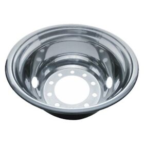 20355 Uni-mount 22-1/2inch 2 Slot Hand Hole Stainless Steel Wheel Simulator