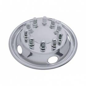 20317 United Pacific Wheel Simulator Set 22.5 Inch O.d. Stainless Front 5 Vent